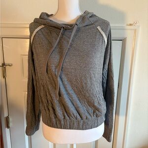 Free People Heather Gray Knit Top